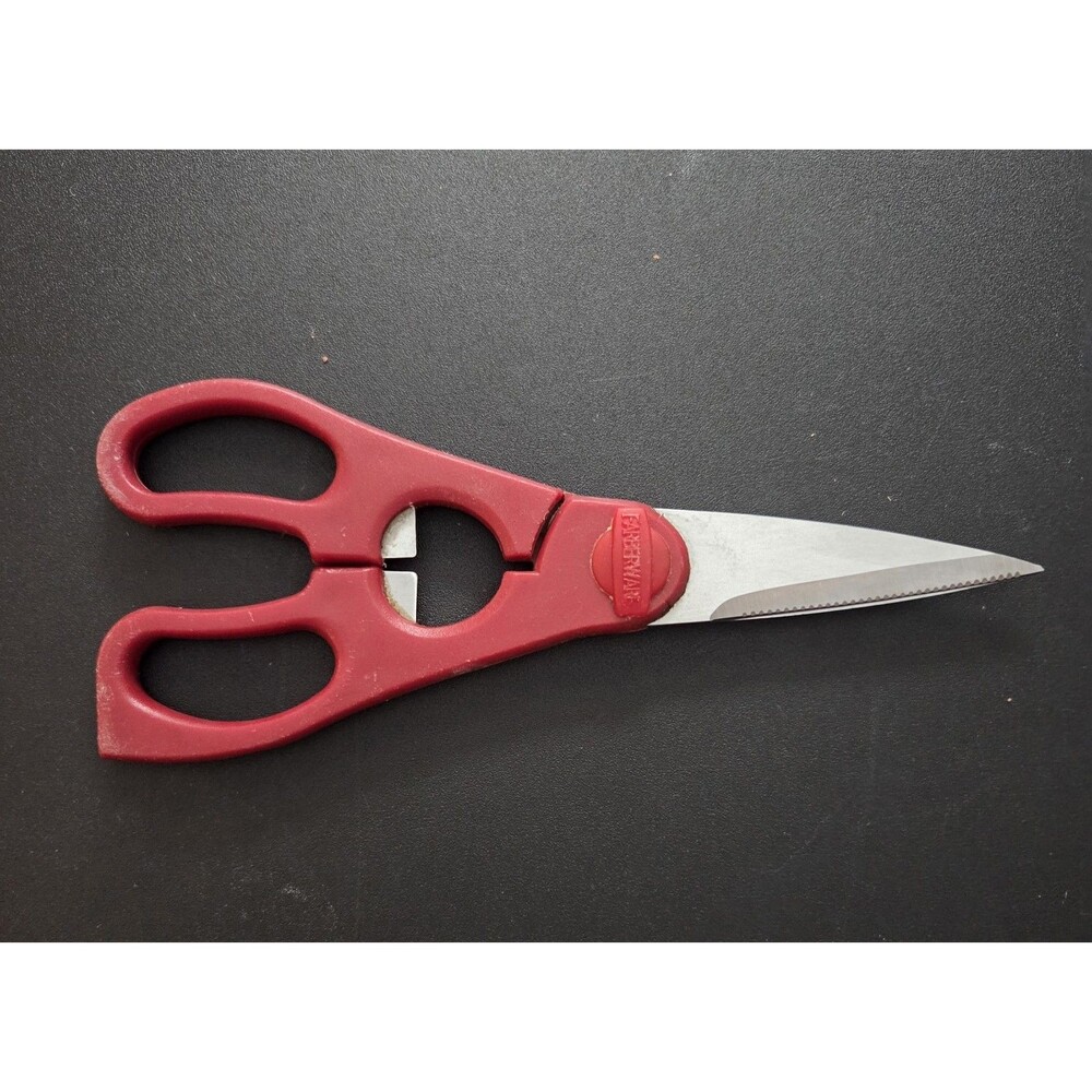 Red Farberware Kitchen Shears